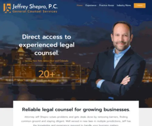 Sheprolaw.com(Jeff Shepro) Screenshot