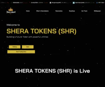 Sheratokens.com(Shera Tokens) Screenshot