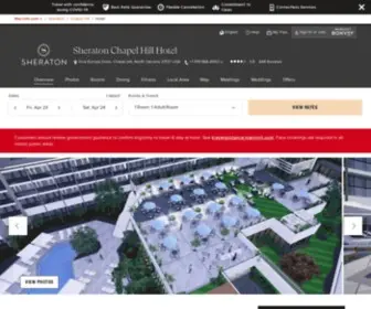 Sheratonchapelhill.com(Hotels in Chapel Hill NC) Screenshot