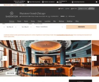 Sheratonchicago.com(River Hotel in Chicago) Screenshot