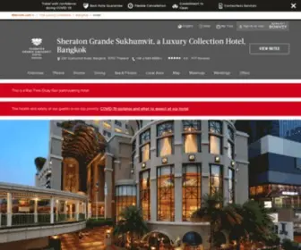 Sheratongrandesukhumvit.com(Sukhumvit Bangkok Hotel) Screenshot