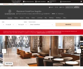 Sheratongrandlosangeles.com(Hotel in Downtown Los Angeles) Screenshot