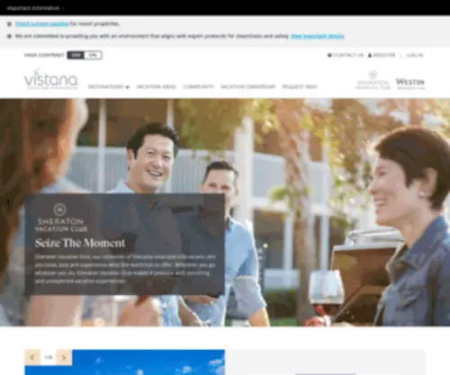 Sheratonvacationownership.com(Sheraton Vacation Club) Screenshot