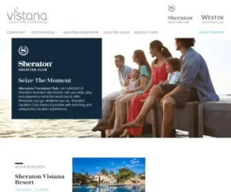 Sheratonvacations.com(Sheraton Vacation Club) Screenshot