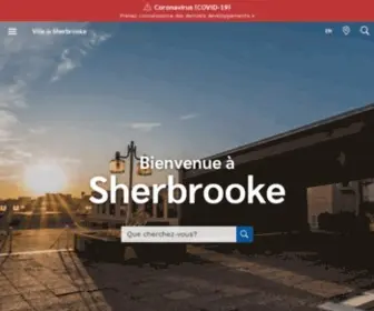 Sherbrooke.ca(Ville de Sherbrooke) Screenshot