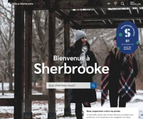 Sherbrookeblogue.ca(Blogue de la Ville de Sherbrooke) Screenshot
