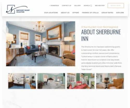 Sherburneinn.com(Sherburne Inn Nantucket) Screenshot