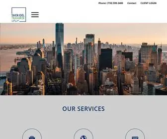 Sherdeltransfer.com(NYC Commercial Movers) Screenshot