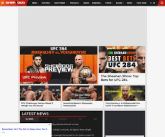 Sherdog.com(UFC) Screenshot