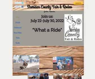 Sheridancountyfairandrodeo.com(Sheridan County Fair & Rodeo) Screenshot