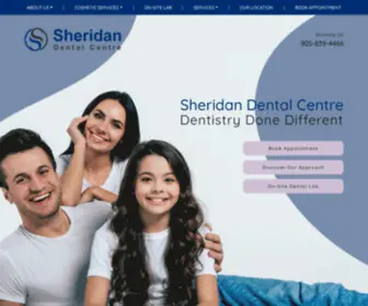 Sheridandental.ca(Welcoming Dental Care in Pickering) Screenshot