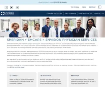 Sheridanhealthcare.com(Sheridan-EmCare) Screenshot