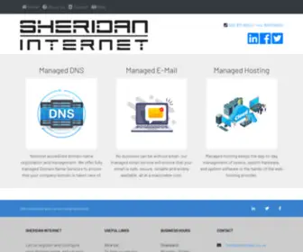 Sheridaninternet.co.uk(Managed DNS) Screenshot