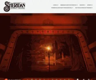 Sheridanoperahouse.com(Sheridan Opera House) Screenshot