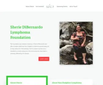 Sheriesfoundation.org(Sherie DiBernardo Lymphoma Foundation) Screenshot