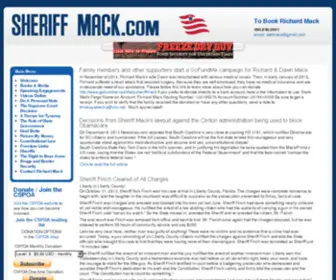 Sheriffmack.com(Sheriff Richard Mack) Screenshot