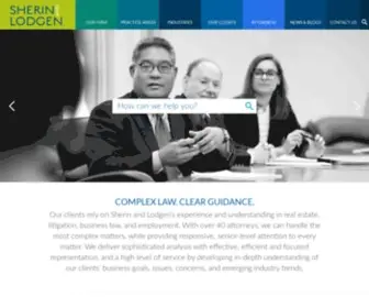 Sherin.com(Complex Law) Screenshot