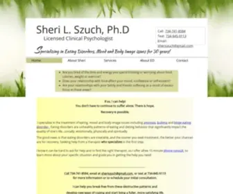 Sheriszuch.com(Counseling For Binge Eating Anorexia Bulimia in Ann Arbor) Screenshot