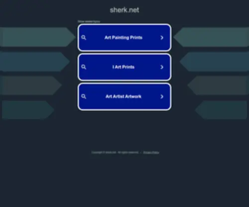 Sherk.net(sherk) Screenshot