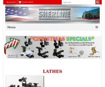 Sherline.com(Sherline offers the world's most complete line of precision mini) Screenshot