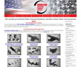 Sherlineipd.com(Sherline manual and CNC industrial machine slides) Screenshot