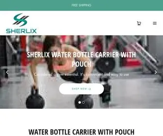 Sherlix.com(Sherlix Water Bottle Carrier With Accessory Pouch) Screenshot