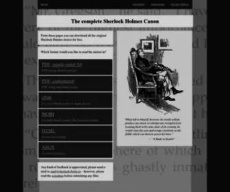 Sherlock-Holm.es(The complete Sherlock Holmes) Screenshot