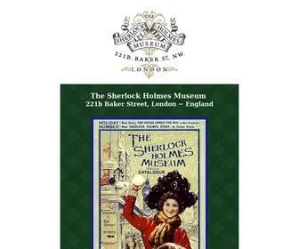 Sherlock-Holmes.co.uk(THE SHERLOCK HOLMES MUSEUM) Screenshot