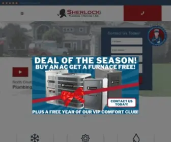 Sherlockair.com(HVAC & Plumbing Company In Carlsbad) Screenshot