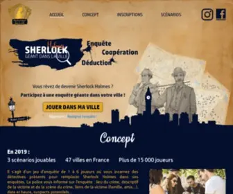 Sherlockgeant.fr(Accueil) Screenshot