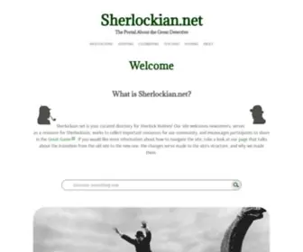 Sherlockian.net(Sherlockian) Screenshot