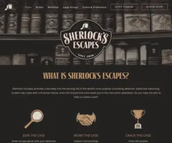 Sherlocksescapes.com(Sherlock's Escapes) Screenshot