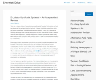 Shermandrive.org(My WordPress Blog) Screenshot