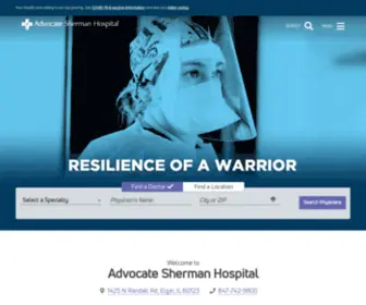 Shermanhealth.com(Elgin Illinois (IL)) Screenshot