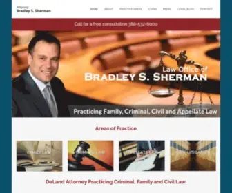 Shermanlawoffice.net(Sherman Law Office) Screenshot