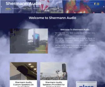 Shermann.com(Shermann Audio) Screenshot