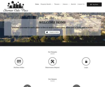 Shermanoaksplace.com(Sherman Oaks Place Apartments in San Fernando Valley) Screenshot