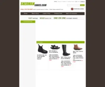 Shermanshoes.net(Shermanshoes) Screenshot
