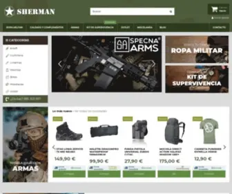 Shermansurvival.com(Sherman) Screenshot