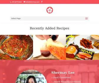 Shermay.com(Shermay's Singapore Fine Food) Screenshot