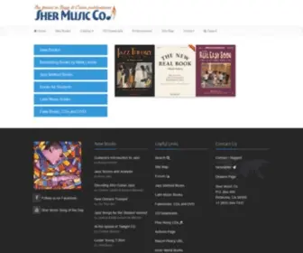 Shermusic.com(Jazz & Latin Music Real Books and Method Books) Screenshot