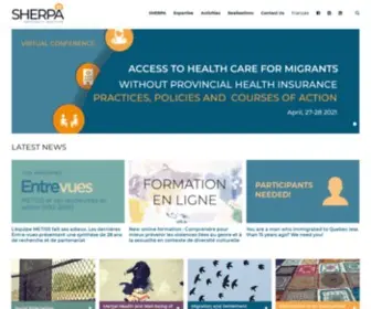 Sherpa-Recherche.com(Institut universitaire SHERPA) Screenshot