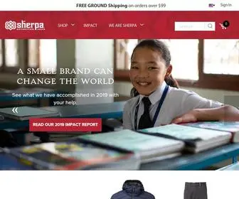 Sherpaadventuregear.com(Ethical & Sustainable Clothing) Screenshot