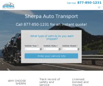 Sherpaautotransport.com(Sherpa Auto Transport) Screenshot