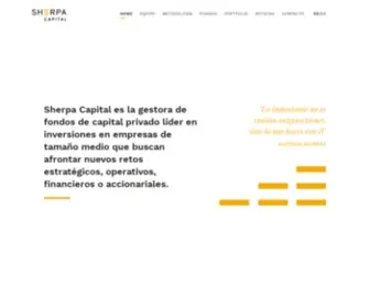 Sherpacapital.es(Sherpa Capital) Screenshot