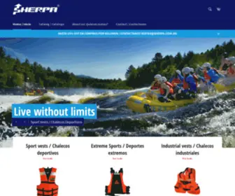 Sherpa.com.mx(Chalecos salvavidas) Screenshot