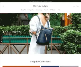 Sherpani.com(Crossbody, Work, and Travel Bags for Women) Screenshot