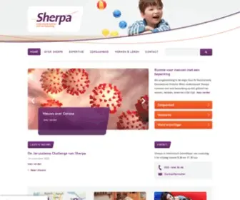 Sherpa.org(Ruimte voor mensen met een beperking) Screenshot