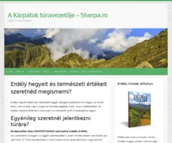 Sherpa.ro(A Kárpátok túravezetője) Screenshot