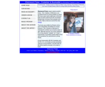 Sherpress.com(Sherwood Press for great children's (juvenile) fiction) Screenshot
